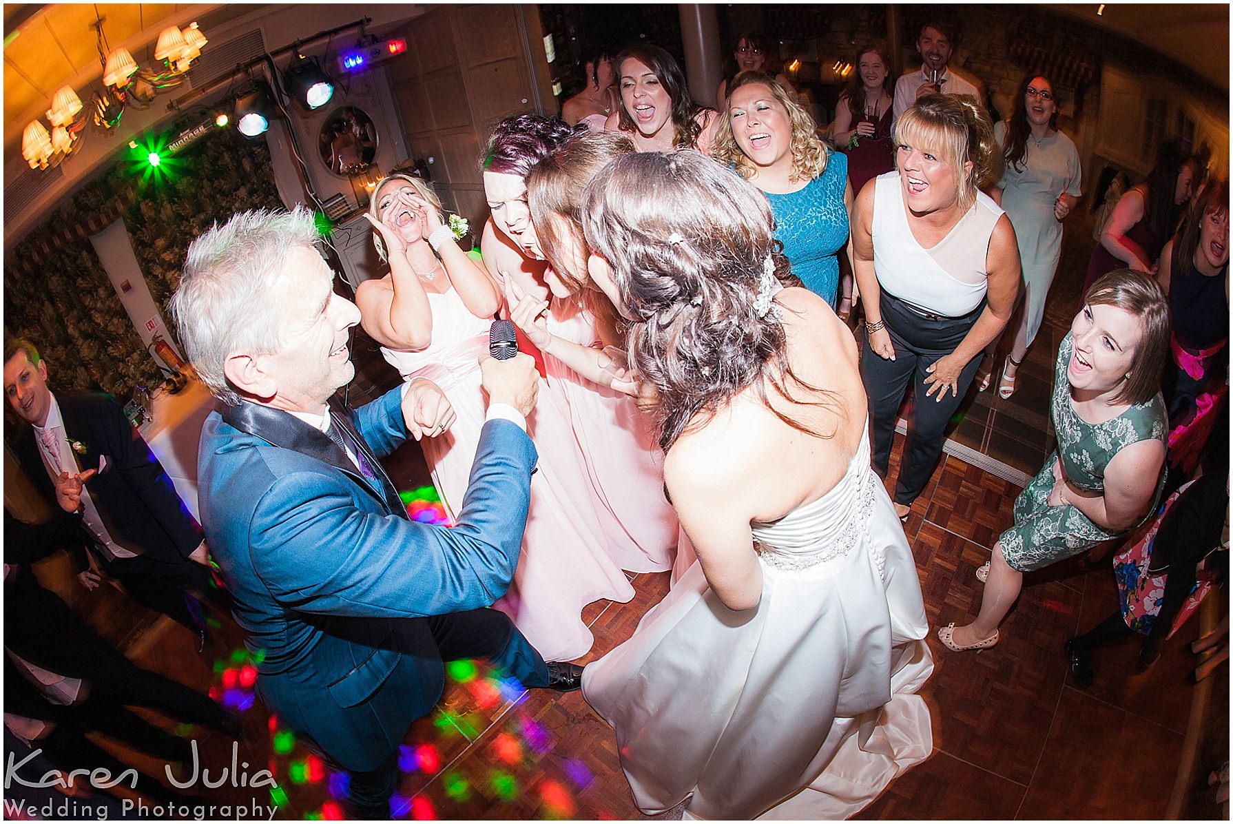 a dance floor sign-off at Stanley House hotel