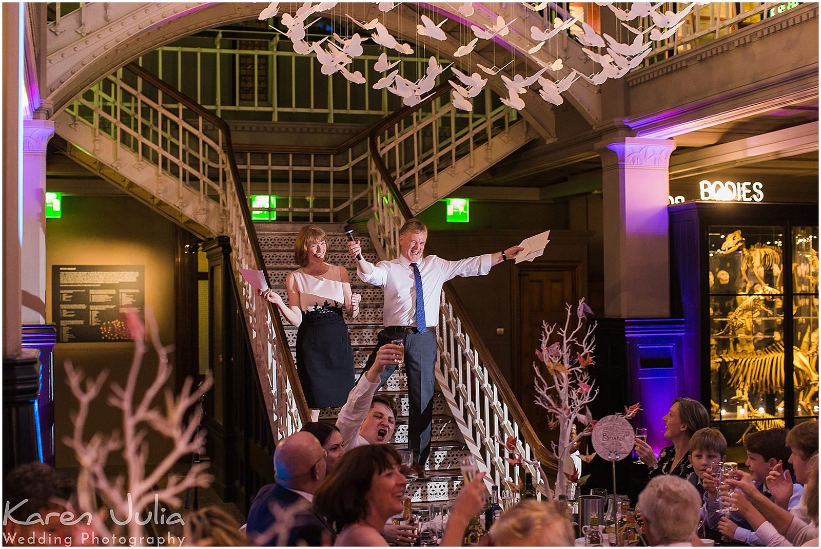 brides parents speech at Manchester Museum wedding