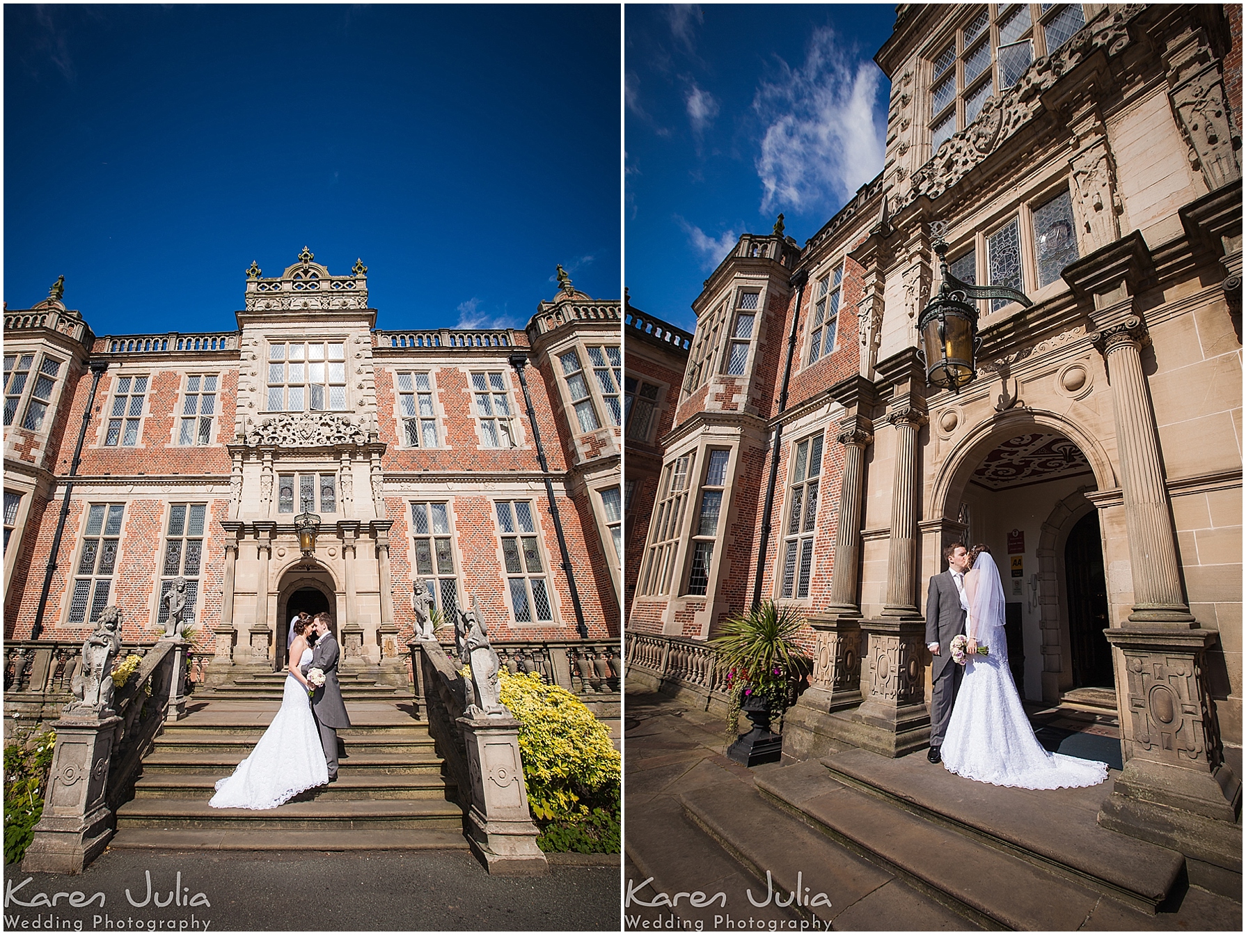 Crewe Hall Wedding Photography bride and groom portrait