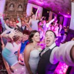 Crewe Hall Wedding Photography a dance floor group shot selfie
