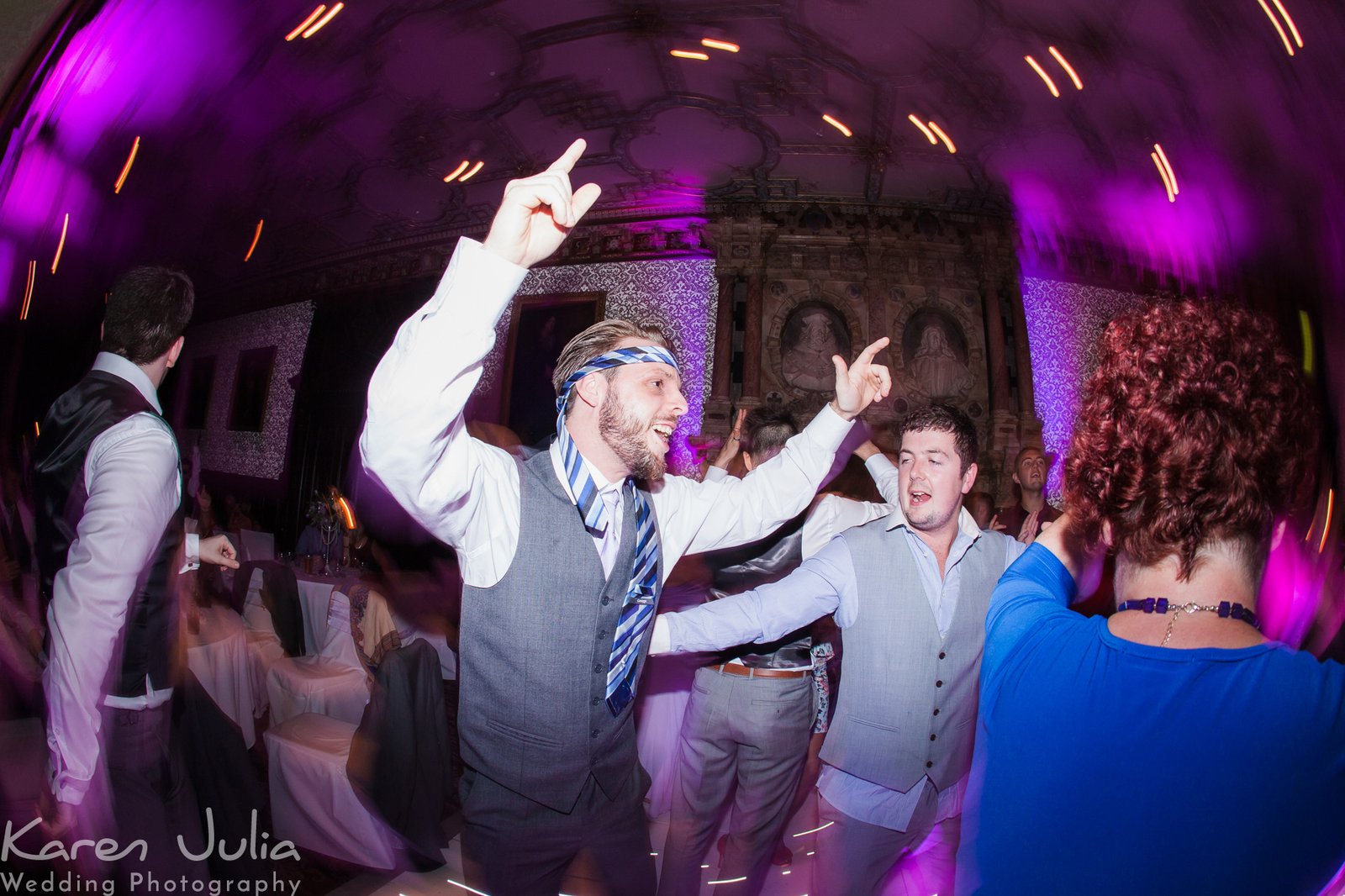 dance floor action shots at Crewe Hall