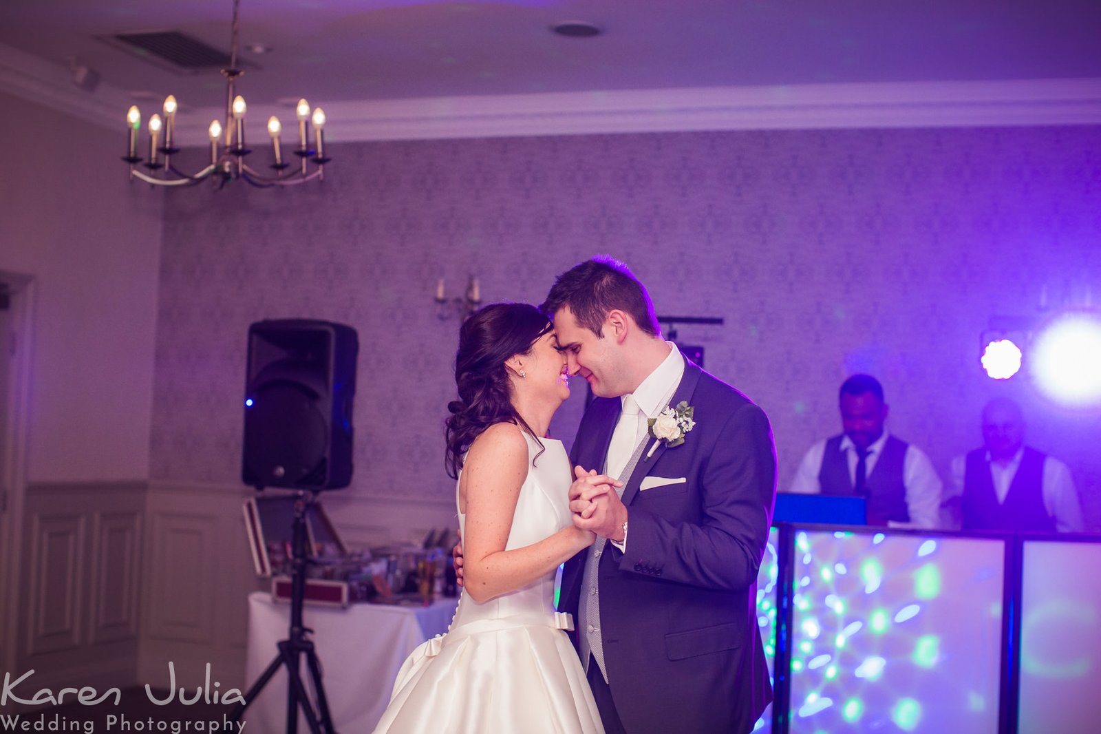 bride and groom first dance at Mottram Hall