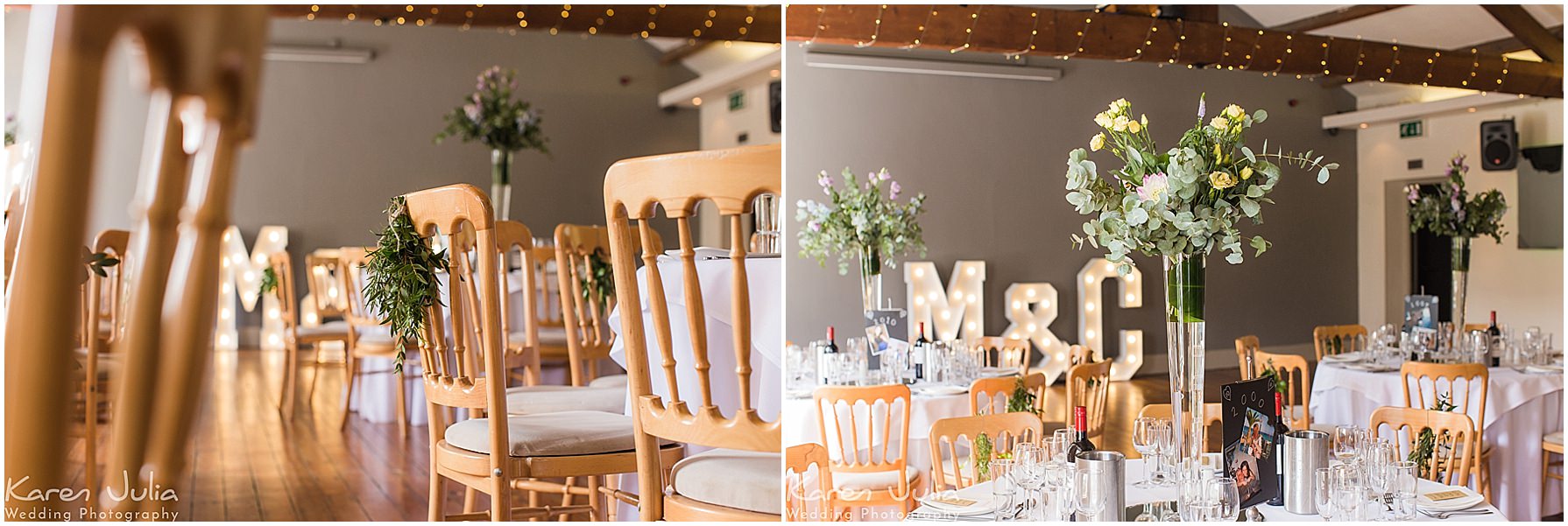 rustic room wedding styling in the Brindley Rooms, Castlefield Rooms