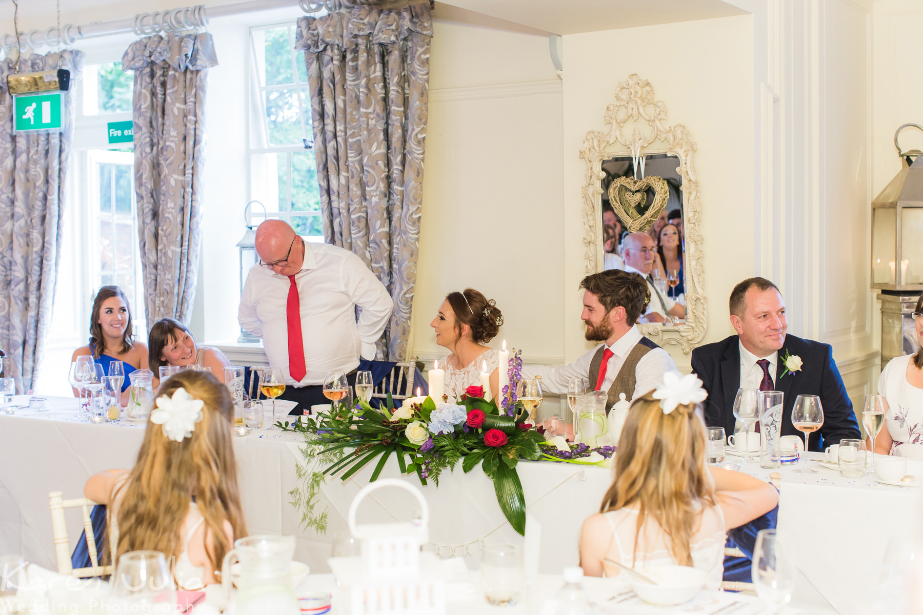 father of the bride speech at Eaves Hall