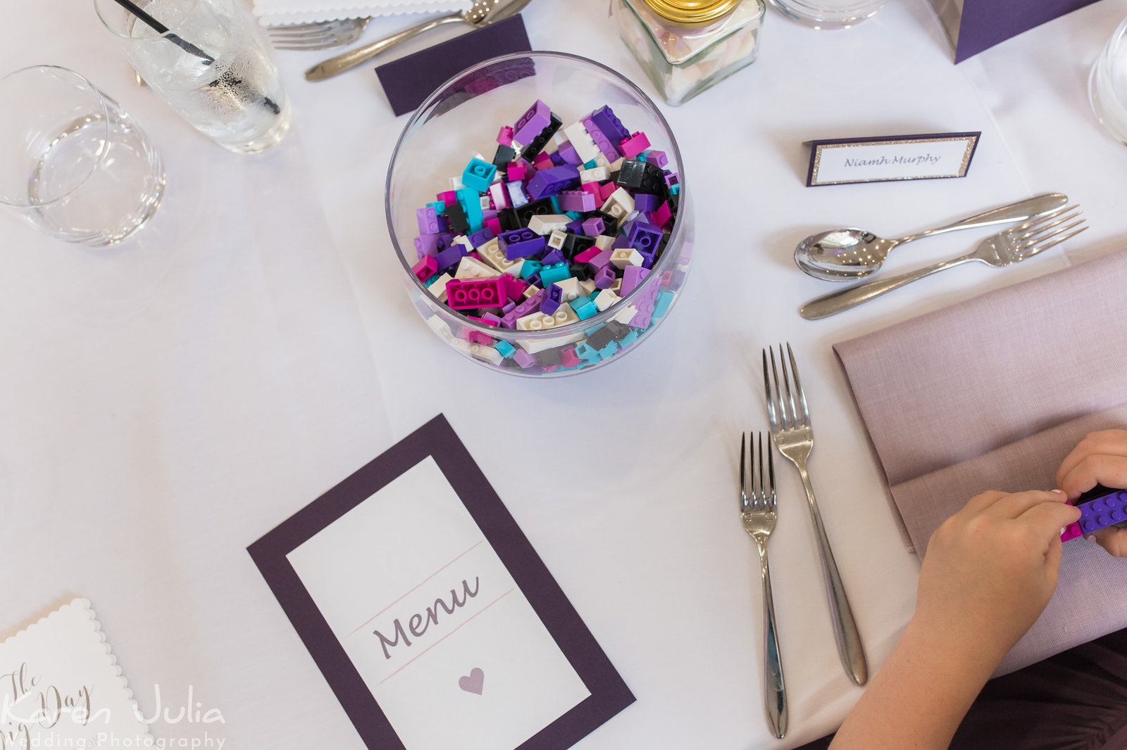 kids table ideas with lego at the Royal Liver building