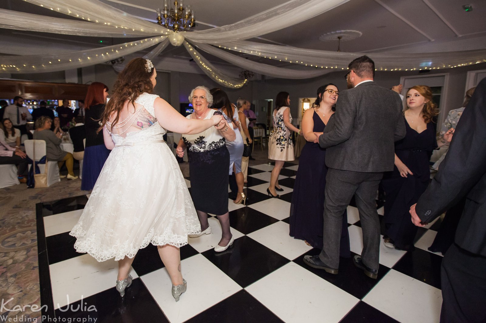 evening reception at Statham Lodge hotel