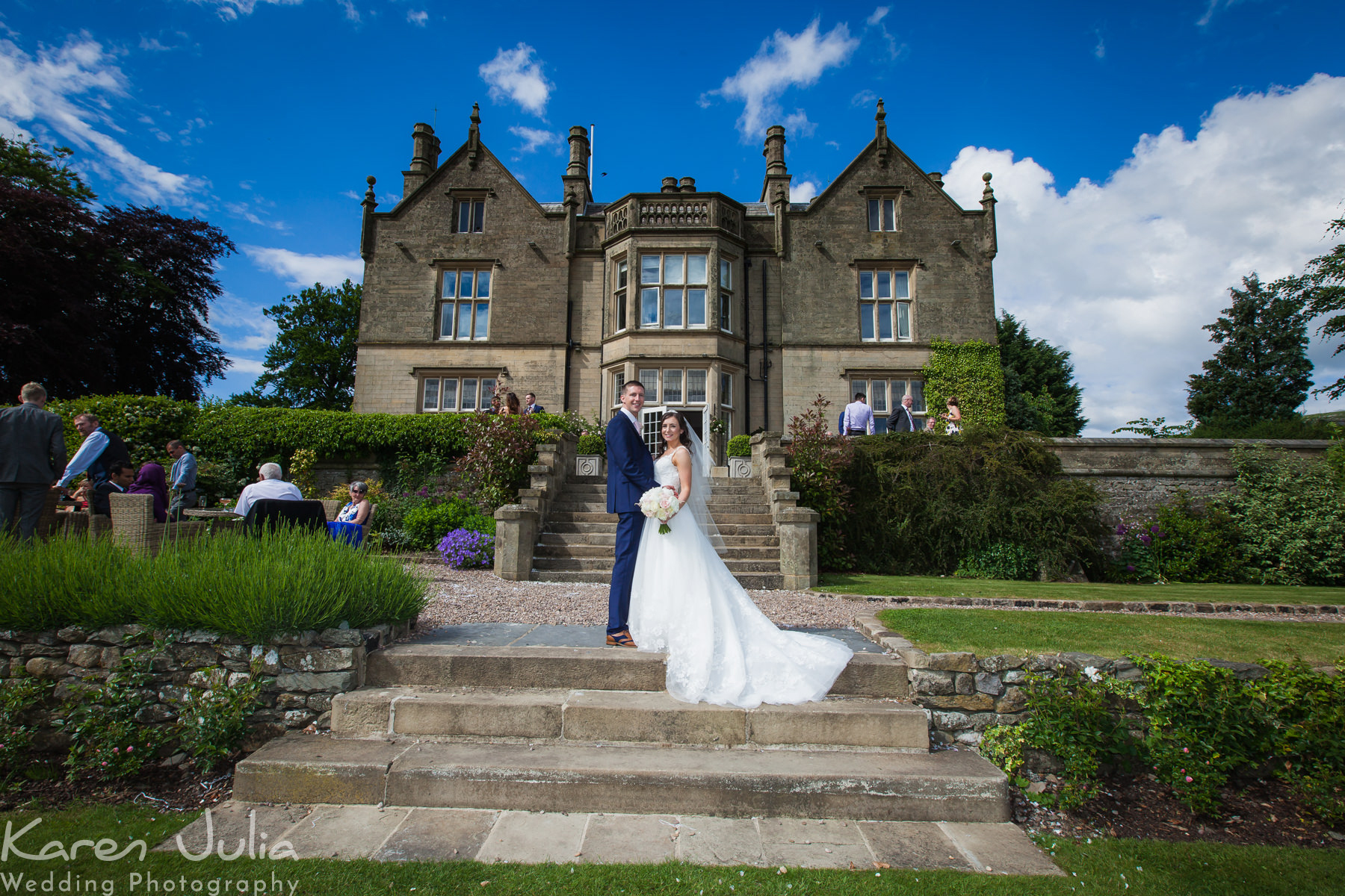 bride and groom portraits at Falcon Manor