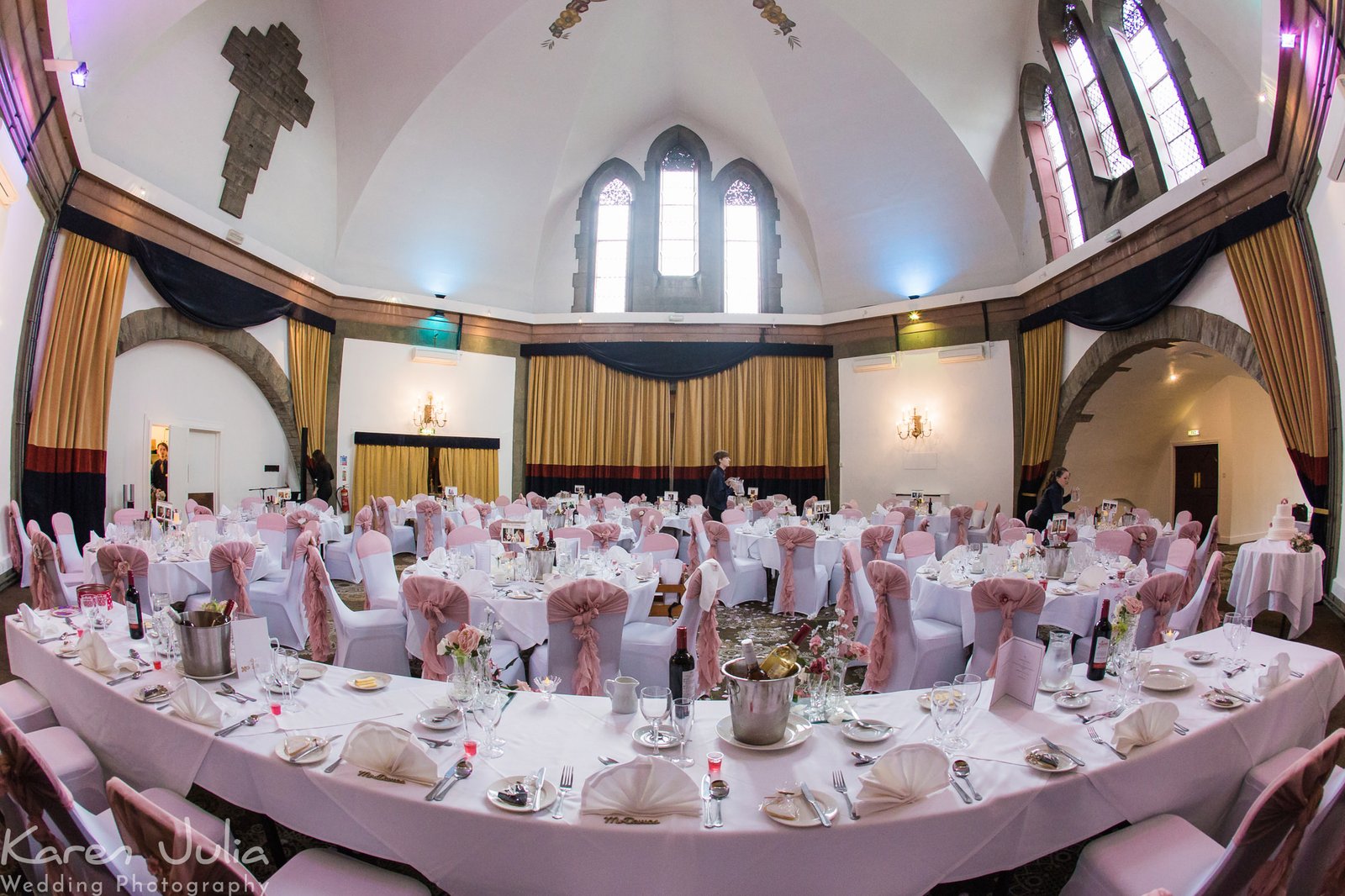 Tilden suite dressed for wedding breakfast